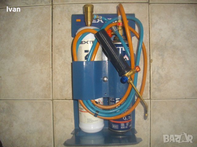 DEXTER-НОВ МИНИ ОКСИЖЕН Заваръчна Горелка-Пропан-Бутан/Кислород-Made in FRANCE-2023г-Пълни Бутилк, снимка 10 - Други инструменти - 42985279