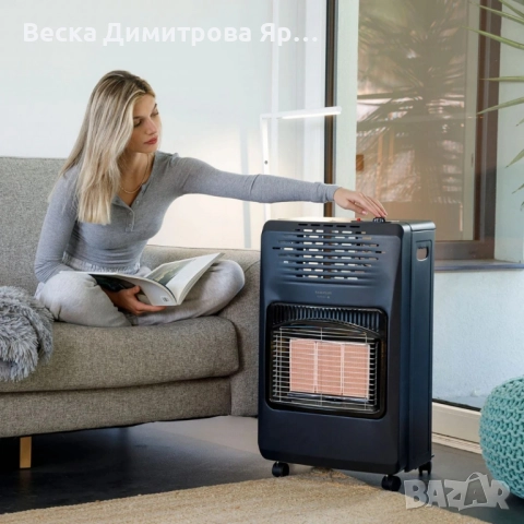 Газов отоплител Taurus Tropicano Gas Compact 4,2 kW с инфрачервена керамична плоча и тройна защита, снимка 8 - Отоплителни печки - 51737900