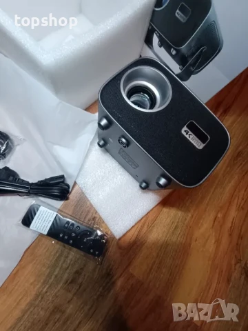 Android 11 проектор с 5G 2.4G Dual WiFi BT 1080P 8000 Лумена, 30 000 часа, 4K и твърд диск, снимка 12 - Плейъри, домашно кино, прожектори - 50503829