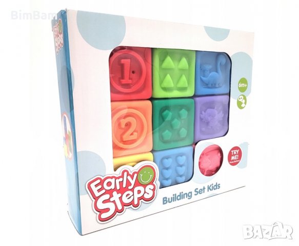 Образователни детски кубчета / Early Steps, снимка 3 - Образователни игри - 37615673