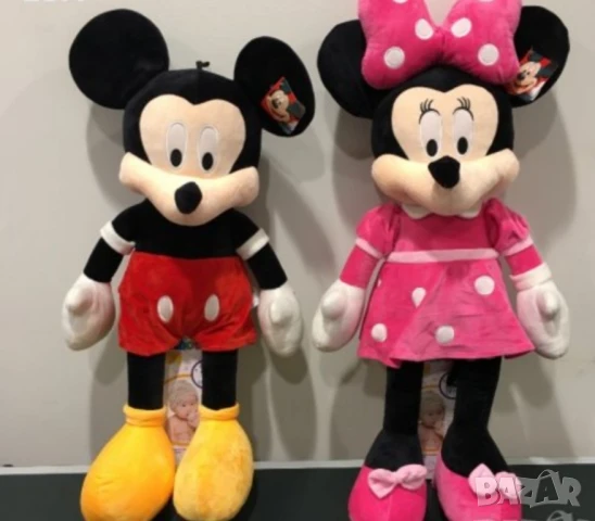 Големи плюшени Мики и Мини Маус – 50 см усмивки и прегръдки