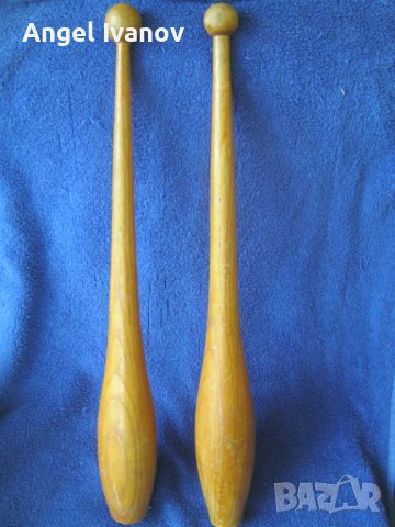 Стари дървени бухалки за художествена гимнастика, снимка 4 - Антикварни и старинни предмети - 40743642