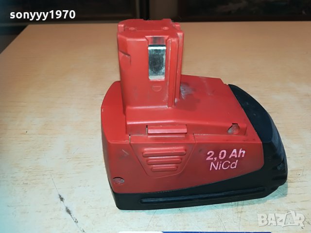hilti sfb121 2.0ah-made in japan-battery pack 1406211709, снимка 1 - Винтоверти - 33213887