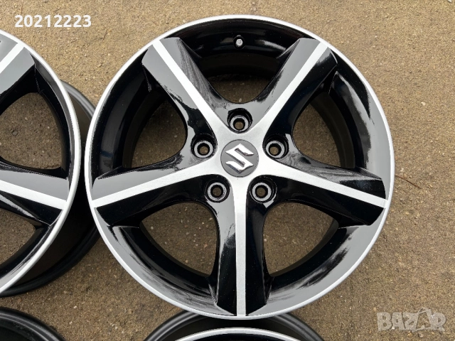4 броя алуминиеви джанти за Suzuki SX4,SX4 S-Cross,S-Cross,Vitara 16, снимка 6 - Гуми и джанти - 52884386
