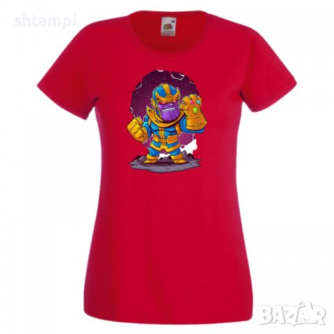 Дамска тениска Marvel Thanos Игра,Изненада,Подарък,Геймър,, снимка 4 - Тениски - 36786034
