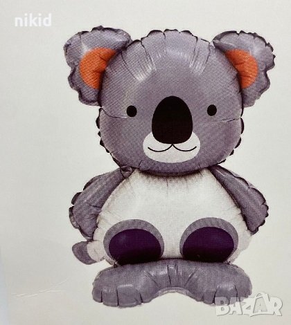 3d коала цял ръст на основа балон фолио фолиев хелий или въздух парти рожден ден