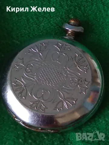 МОЛНИЯ СДЕЛАНО в СССР Стар РУСКИ МЕХАНИЧЕН ДЖОБЕН ЧАСОВНИК МЪЛНИЯ с ОРНАМЕНТИРАНИ КАПАЦИ 29239, снимка 18 - Джобни - 40443831