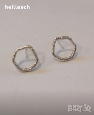 Сребърни обеци