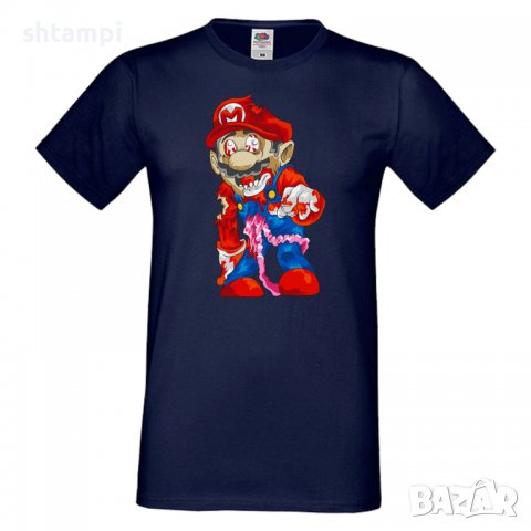Мъжка тениска Mario Zombie 6 Игра,Изненада,Подарък,Празник,Повод, снимка 13 - Тениски - 37238142
