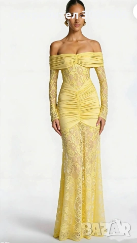 Дамска рокля с дантела