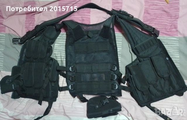 Тактическа жилетка, снимка 3 - Екипировка - 53031865