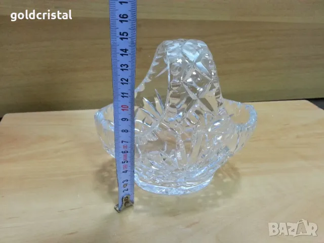 кристална кошничка за бижута , снимка 2 - Антикварни и старинни предмети - 49691273