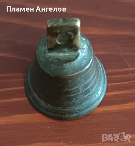 Бронзова камбанка, звънче, хлопка. , снимка 2 - Антикварни и старинни предмети - 50507300
