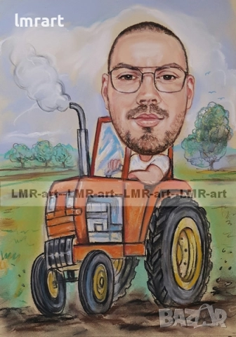 Рисувам ръчно КАРИКАТУРИ , ШАРЖ от снимка по ваш избор, професионално., снимка 6 - Картини - 52308446