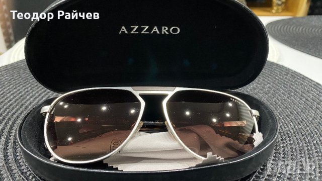 Оригинални мъжки слънчеви очила AZZARO, снимка 5 - Слънчеви и диоптрични очила - 44139012