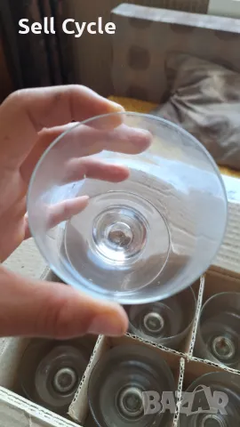 ✅ КОМПЛЕКТ СТЪКЛЕНИ ЧАШКИ❗, снимка 2 - Чаши - 47411444