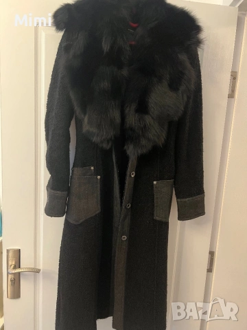 Палто Букле с естествена яка, снимка 8 - Якета - 49466168