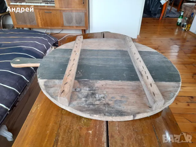 Стара дъска за размесване на хляб, снимка 4 - Други ценни предмети - 49708477