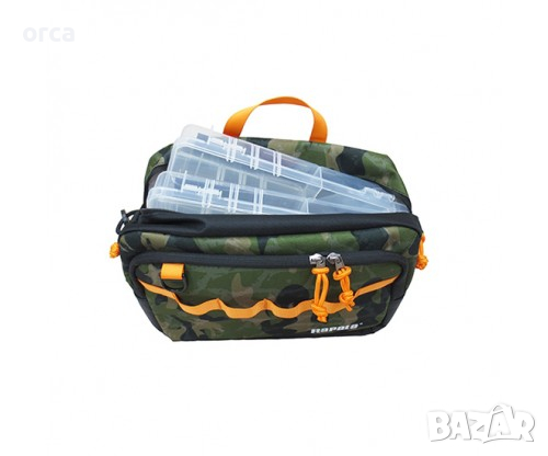 Спининг чанта за риболов - RAPALA JUNGLE MESSENGER BAG, снимка 2 - Такъми - 36503985