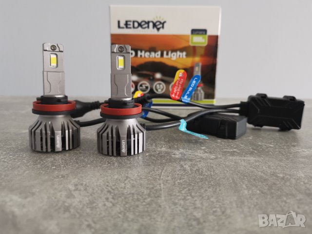 Диодни крушки за фарове CANBUS, Н1 H7  НВ3 Н11 Н4 DC9-32V 55W 9000LM 6500K, снимка 8 - Аксесоари и консумативи - 36636764