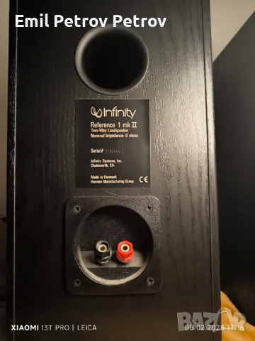 Промо 🌟 🌟 🌟 Infinity Reference 1 MK 2  Датски тонколони , снимка 4 - Тонколони - 49026735