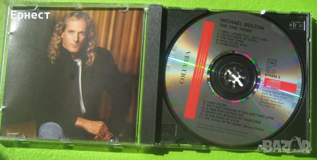 Michael Bolton – The One Thing CD, снимка 2 - CD дискове - 37090023