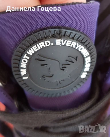 Кецове Wednesday, Zara, лилави, номер 37, снимка 7 - Кецове - 51064257