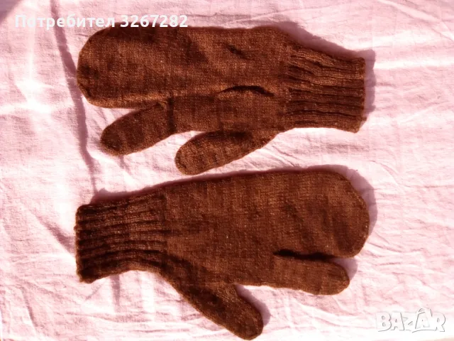 Ръкавици,Плетени,Вълна,Естествена,Ловджийски, снимка 11 - Екипировка - 47765202