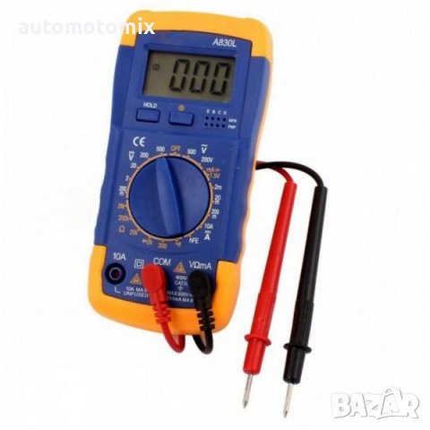 МУЛТИМЕТЪР,МУЛТИЦЕТ ЦИФРОВ - A830L, снимка 2 - Аксесоари и консумативи - 43763298