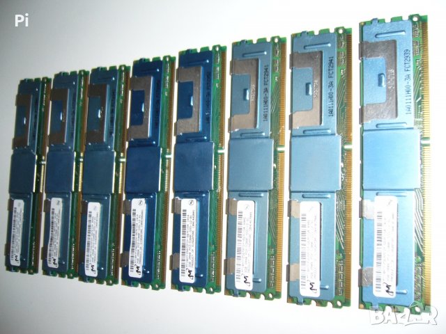 Сървърна памет 2gb Micron DDR2-667mhz ECC, PC2-5300, Ram 24бр.