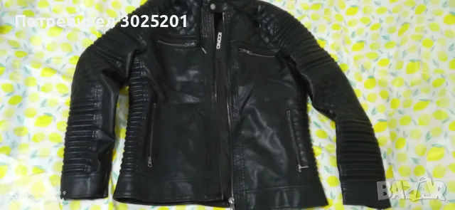 Мъжко Яке Кожа Рокер С М Л ХЛ, снимка 5 - Якета - 47793366