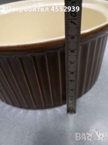 Френска огнеопорна купа , снимка 3 - Съдове за готвене - 52666344