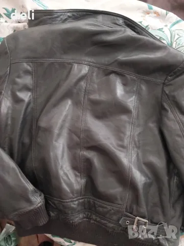 LAGERFELD Original. Size L 100% Leather Жестоко яке., снимка 7 - Якета - 47565849