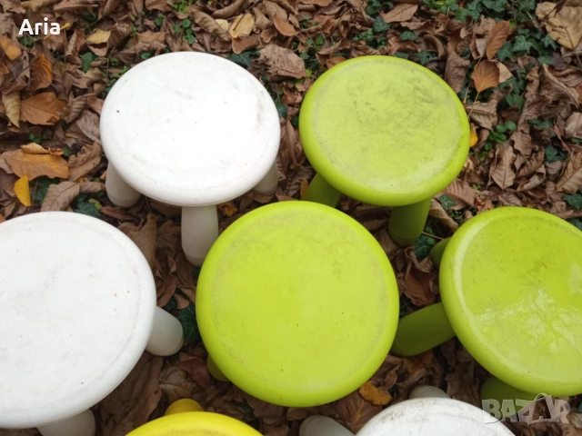 7 бр. Детско столче-табуретка MAMMUT (ikea) и масичка, снимка 6 - Столове - 52309737