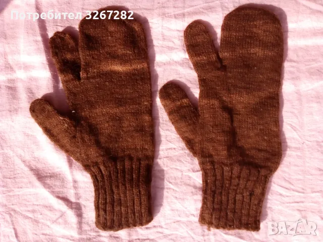 Ръкавици,Плетени,Вълна,Естествена,Ловджийски, снимка 10 - Екипировка - 47765202