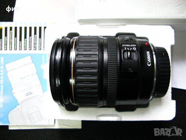 Обектив Canon 28-135mm 3,5-5,6 IS USM, снимка 3 - Обективи и филтри - 39671081