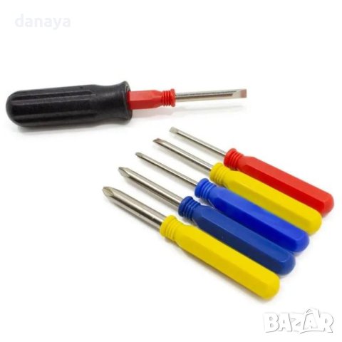 4386 Комплект мини отвертки с накрайник в кутия, снимка 7 - Отвертки - 43816437