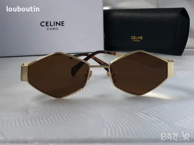 Celine 2024 дамски слънчеви очила ромб, снимка 5 - Слънчеви и диоптрични очила - 50741627