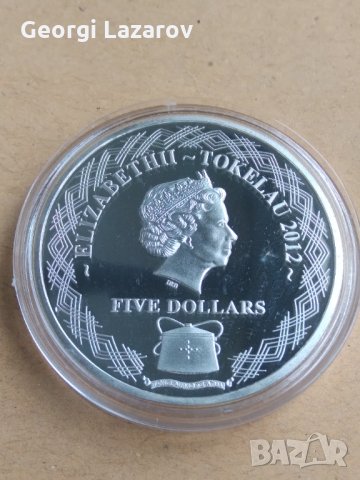 5 долара Токелау 2012, снимка 2 - Нумизматика и бонистика - 33194516