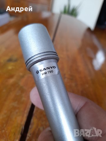 Стар микрофон Sanyo HM 790, снимка 3 - Антикварни и старинни предмети - 37568966