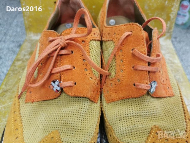 Уникални мъжки обувки Brimarts 43 номер, снимка 4 - Официални обувки - 38053808