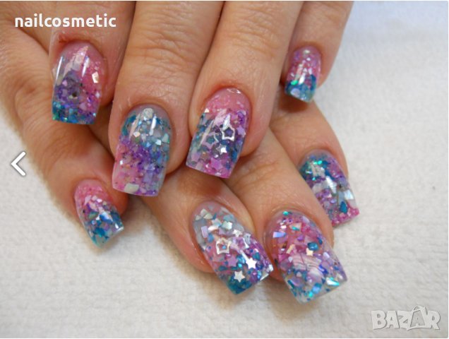 Миден прах за декорация на маникюр - 12 цвята, снимка 4 - Продукти за маникюр - 9187773