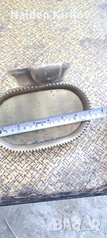 Стара бронзова поставка за тоалетна хартия , снимка 6 - Антикварни и старинни предмети - 51163318