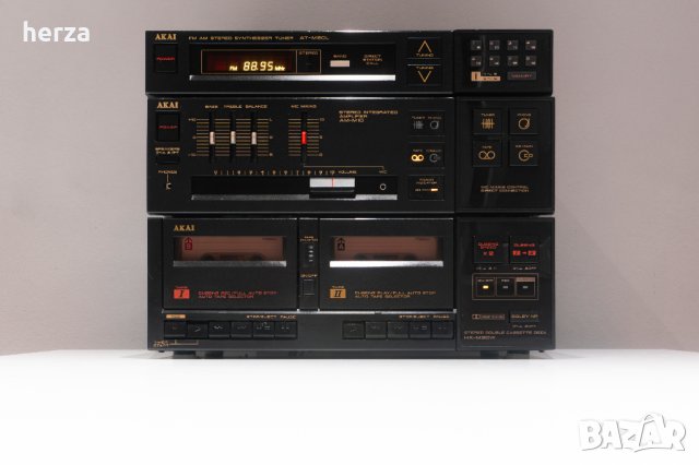 Аудио система AKAI AM-M10 - HX-M30W - AT-M20L, снимка 1 - Аудиосистеми - 43542394