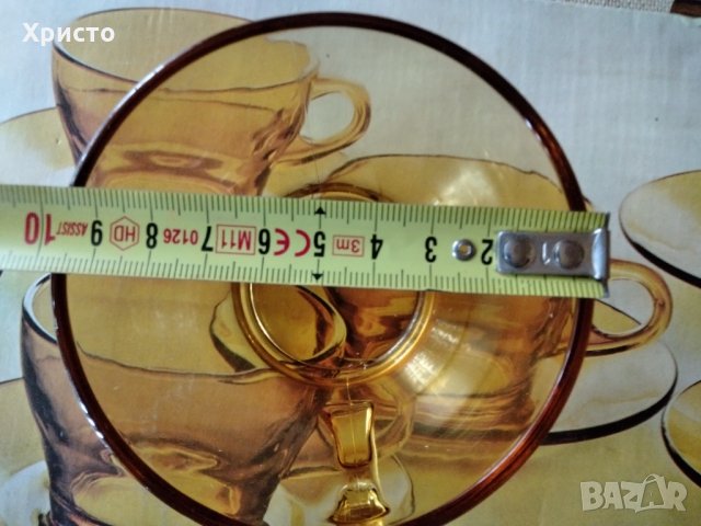 Сервиз за чай кафе Bormioli, снимка 5 - Сервизи - 33613176