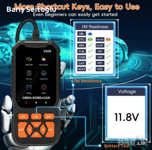 OBD2 Диагностика за автомобили OBD2, снимка 10 - Аксесоари и консумативи - 51739159