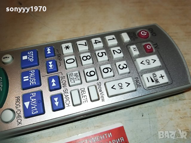 panasonic dvd/tv remote 2504211040, снимка 14 - Дистанционни - 32671821