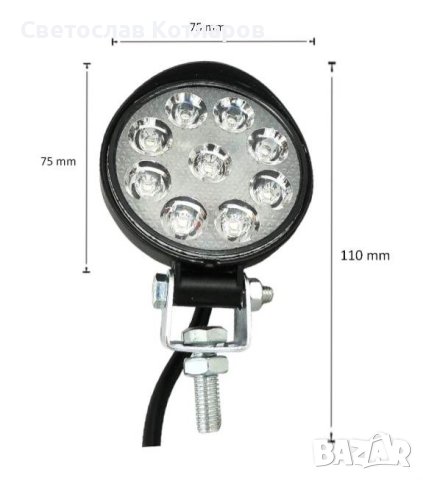 лед диоден прожектор халоген 12 24 волта фар , снимка 5 - Аксесоари и консумативи - 40584377