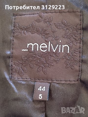 Melvin leather jacket M, снимка 4 - Якета - 38271614