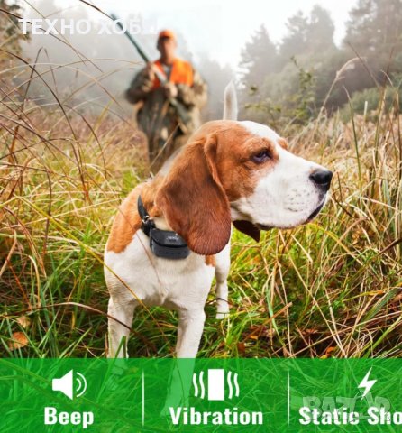 Електронен нашийник за куче водоустойчив. Тренировъчна каишка за дресиране, телетакт-500метра, снимка 12 - За кучета - 37001160